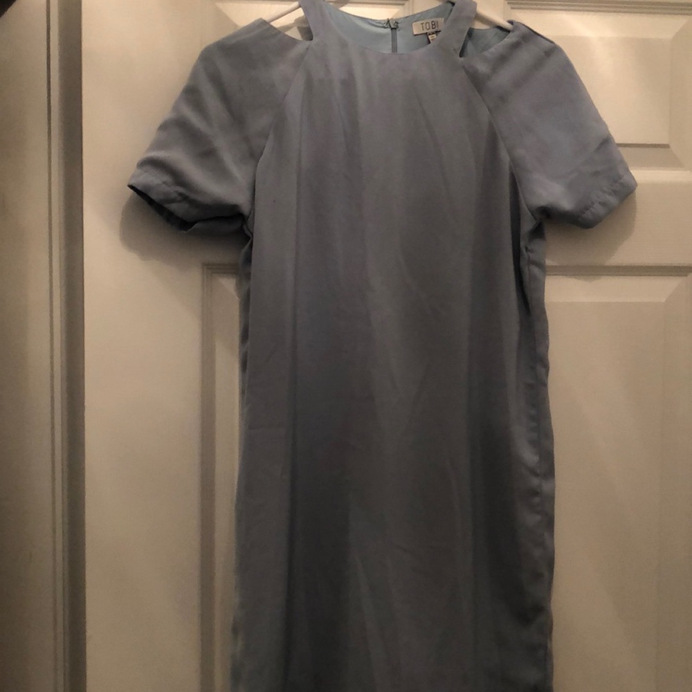 Light blue shift dress from Tobi